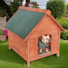 Wooden Outdoor Dog Pet House for outside Dog Kennel with strong durable & weather resistant