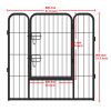 8-Panels High Quality Wholesale Cheap Best Large Indoor Metal Puppy Dog Run Fence / Iron Pet Dog Playpen