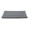 Dog Bed Mat Comfortable Fleece Pet Dog Crate Carpet Reversible Pad Joint Relief M Size