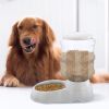 3.5L/1gal Pet Feeder Self-Dispensing Gravity Pets Food Dispenser