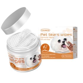 Yegbong Pet Wipes Clean, Dogs And Cats Tear Stains Eye Cleaning Wipe Eye Dirt Cotton Pad (Option: 4pcs)