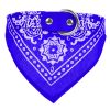 Adjustable Bandana Leather Pet Collar Triangle Scarf