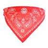 Adjustable Bandana Leather Pet Collar Triangle Scarf